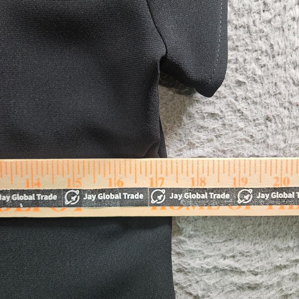 NEW Allie Coosh Cropped Top Women‎ XS Short Sleeve Black Work Simple - Picture 8 of 10